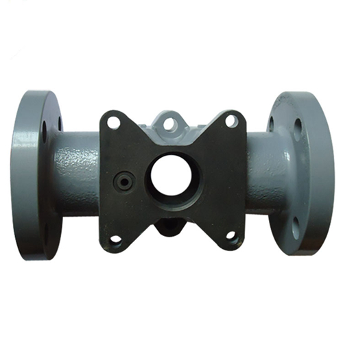 China reliable quality precision casting iron 3 ways valve body with powder coating